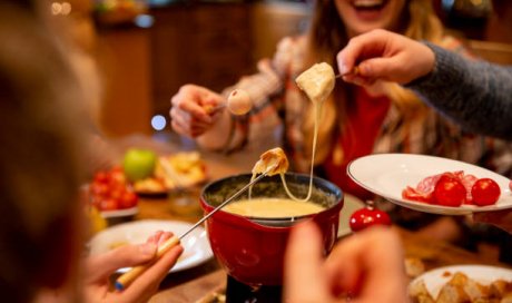 Vente de fromages pour fondue savoyarde aux Arcs 1800